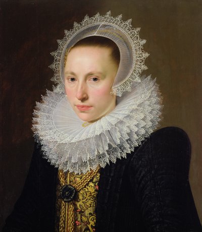 Porträt einer Dame von Cornelis van der Voort